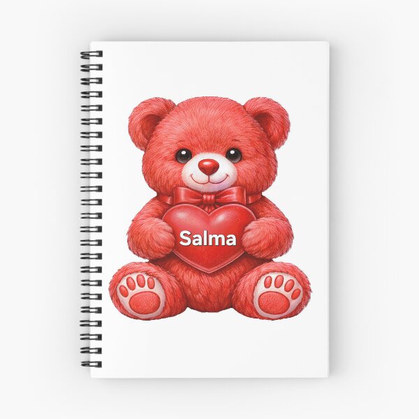 Item preview, Red Cute Teddy Bear with Salma Heart designed and sold by AmirArtisanVibe.