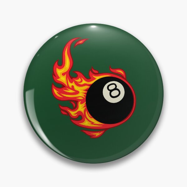 Item preview, Flaming 8 Ball 370 designed and sold by findbeeingarden.