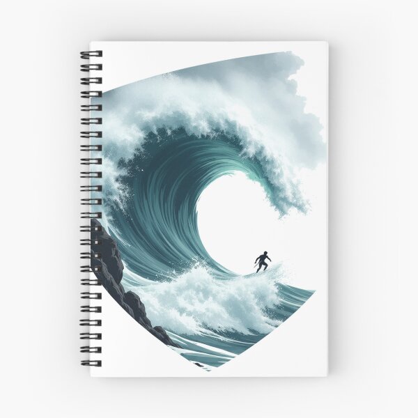 Item preview, Basque Big Wave Surfer — Shield Crest Illustration Art designed and sold by DONOSTIADESIGN.
