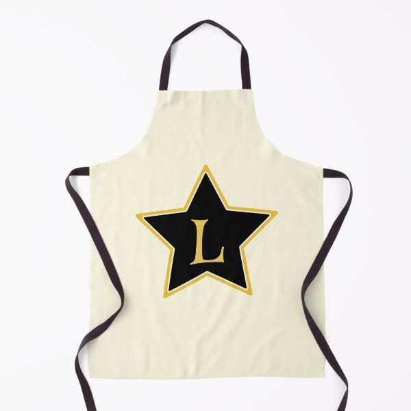 Item preview, Star Monogram L Gold Black designed and sold by Jeallan Designs.