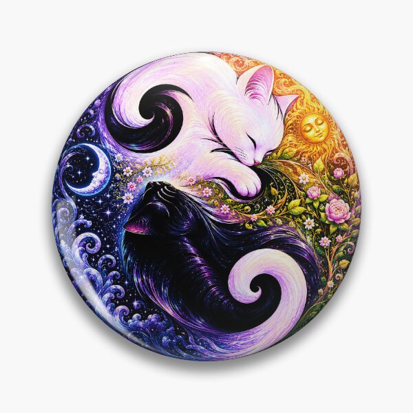 Item preview, ⚖️ PURRFECTLY BALANCED COLLECTION ⚖️ - Sun & Moon v2 designed and sold by WheelieGdArt.