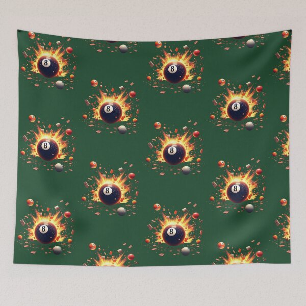 Item preview, Flaming 8 Ball 370 designed and sold by findbeeingarden.
