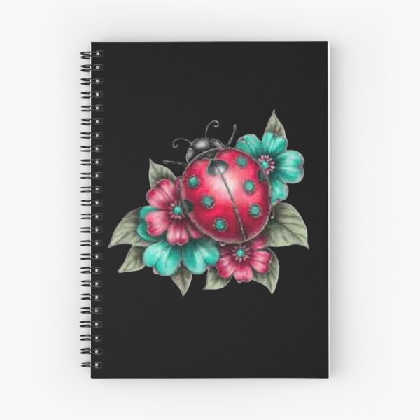 Item preview, Ladybug on Colorful Flowers designed and sold by hrendika.