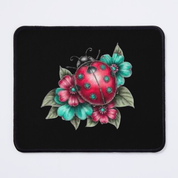 Item preview, Ladybug on Colorful Flowers designed and sold by hrendika.