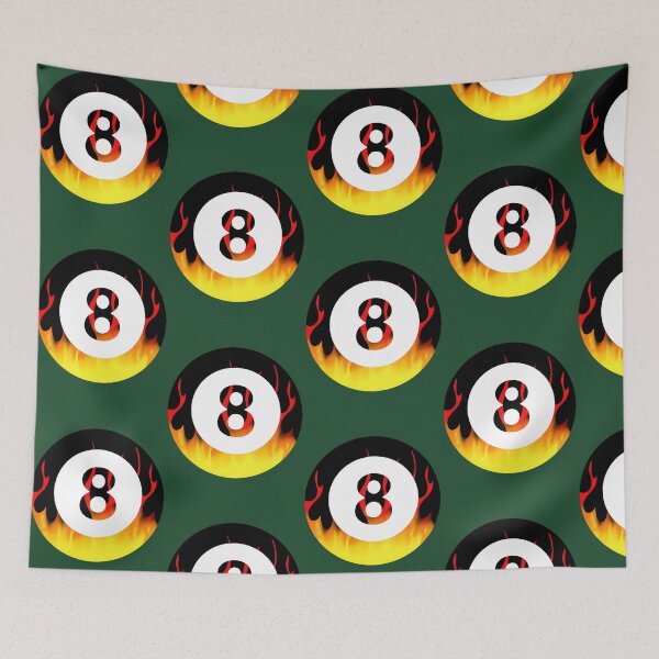 Item preview, Copy Fiery 8 Ball 298 designed and sold by findbeeingarden.