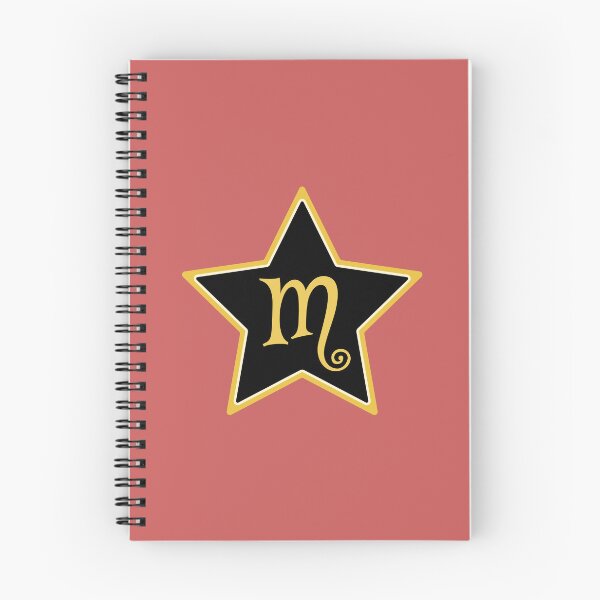 Item preview, Star Monogram M Gold Black designed and sold by Jeallan Designs.