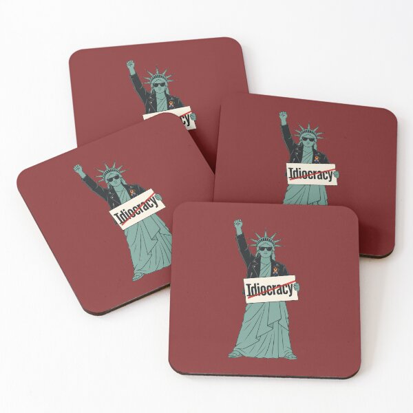 Item preview, Punk Statue of Liberty Protester – No Idiocracy designed and sold by KungPowUnicorn.