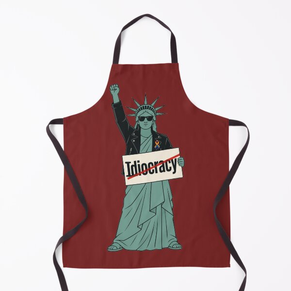 Item preview, Punk Statue of Liberty Protester – No Idiocracy designed and sold by KungPowUnicorn.