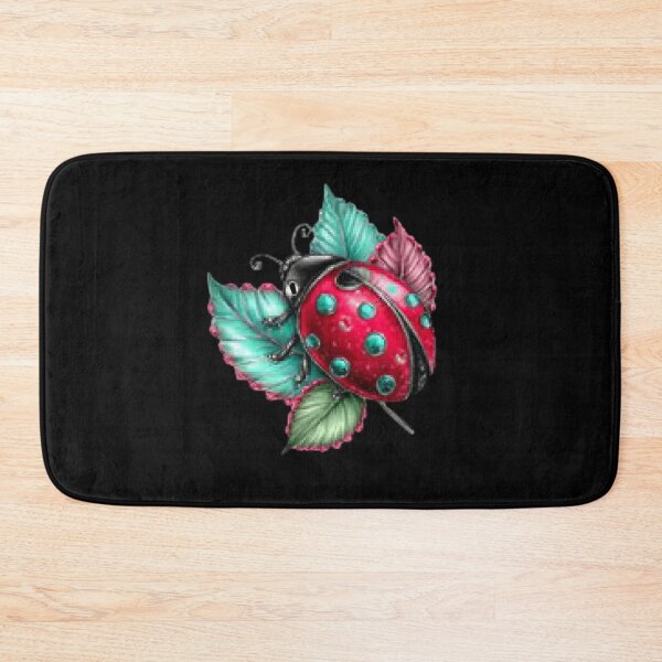 Item preview, Colorful Ladybug on Leaves designed and sold by hrendika.