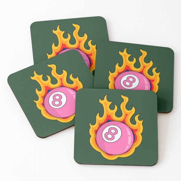 Item preview, Flaming 8 Ball 508 designed and sold by findbeeingarden.