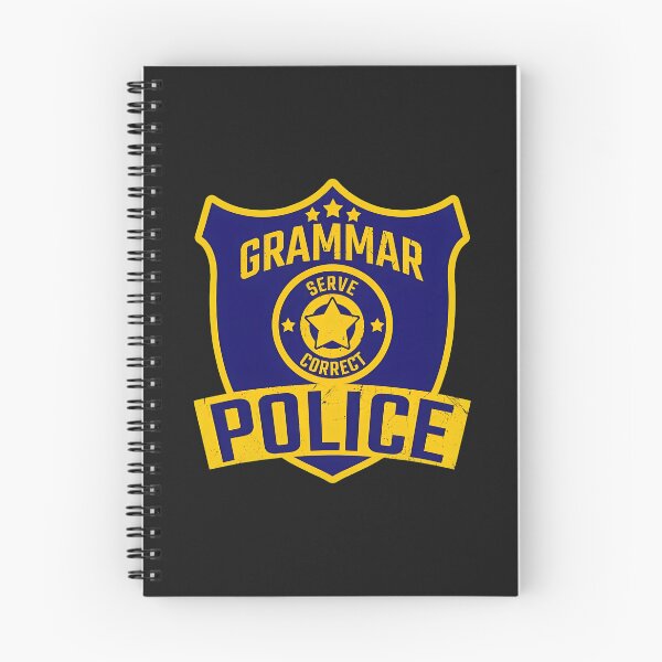 Item preview, Grammar Police Serve Correct Emblem designed and sold by egkjgteff.