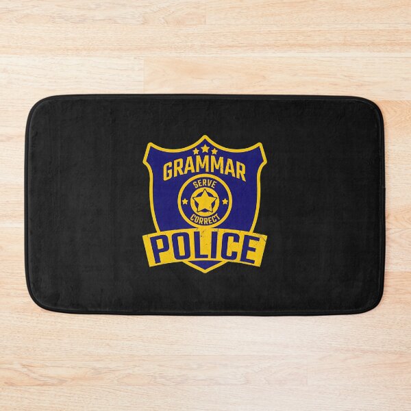 Item preview, Grammar Police Serve Correct Emblem designed and sold by egkjgteff.