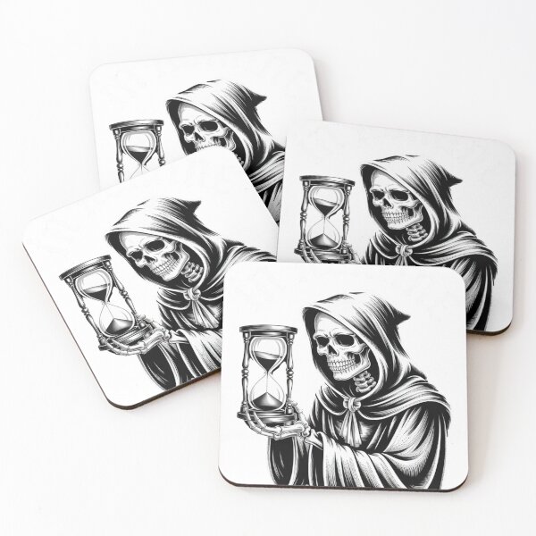 Item preview, Grim Reaper Hourglass Dark Gothic Art designed and sold by nova-bloom.