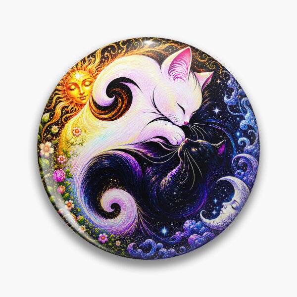 Item preview, ⚖️ PURRFECTLY BALANCED COLLECTION ⚖️ - Sun & Moon v3 designed and sold by WheelieGdArt.
