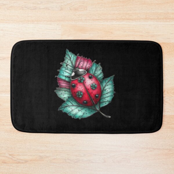 Item preview, Colorful Ladybug on Leaf designed and sold by hrendika.