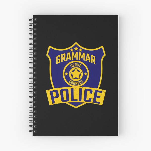 Item preview, Grammar Police Serve Correct Emblem designed and sold by nuarjcinw.