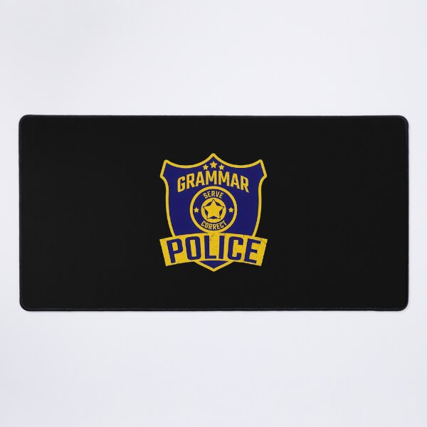 Item preview, Grammar Police Serve Correct Emblem designed and sold by nuarjcinw.