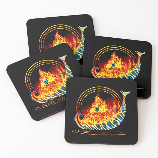 Item preview, Fire Boat Typography Blues Rock designed and sold by MosiUniq.