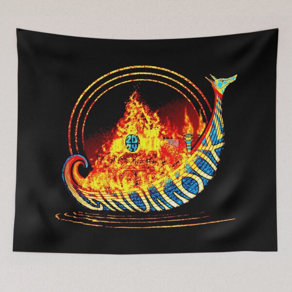 Item preview, Fire Boat Typography Blues Rock designed and sold by MosiUniq.
