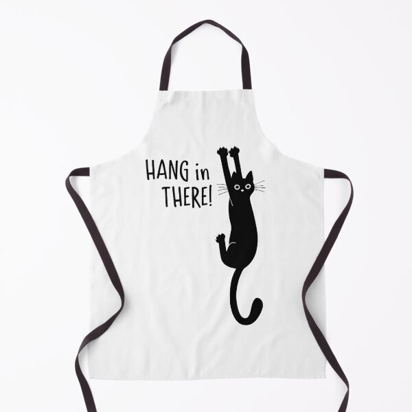 Item preview, Funny Black Cat Hang In There Motivational Quote designed and sold by GiaoCalonas.