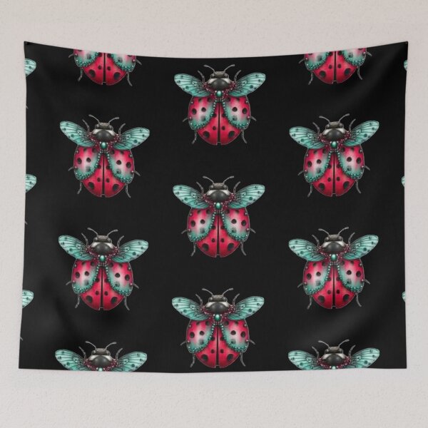 Item preview, Intricate Jewel-Toned Ladybug designed and sold by hrendika.