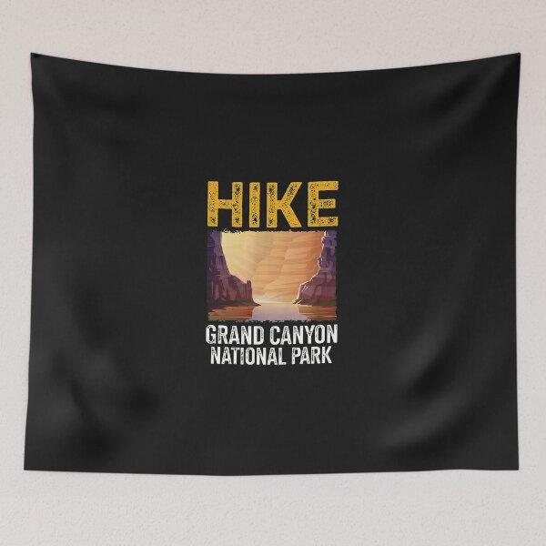Aperçu de l'œuvre Randonnée dans le parc national du Grand Canyon style vintage créée et vendue par egkjgteff.