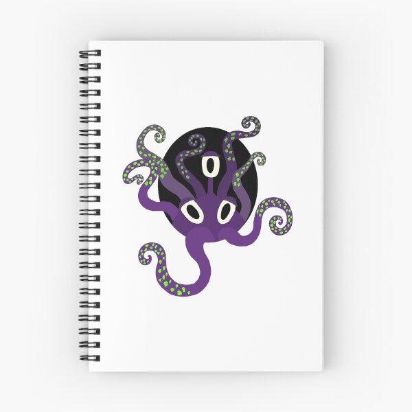 Item preview, The Vlei Monster Spooky Cute Purple Octopus Fantasy Graphic designed and sold by TharaMurads.