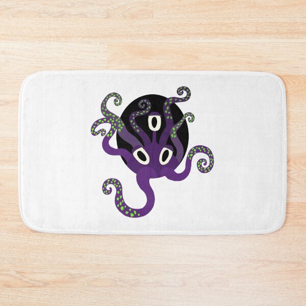 Item preview, The Vlei Monster Spooky Cute Purple Octopus Fantasy Graphic designed and sold by TharaMurads.