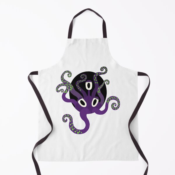 Item preview, The Vlei Monster Spooky Cute Purple Octopus Fantasy Graphic designed and sold by TharaMurads.
