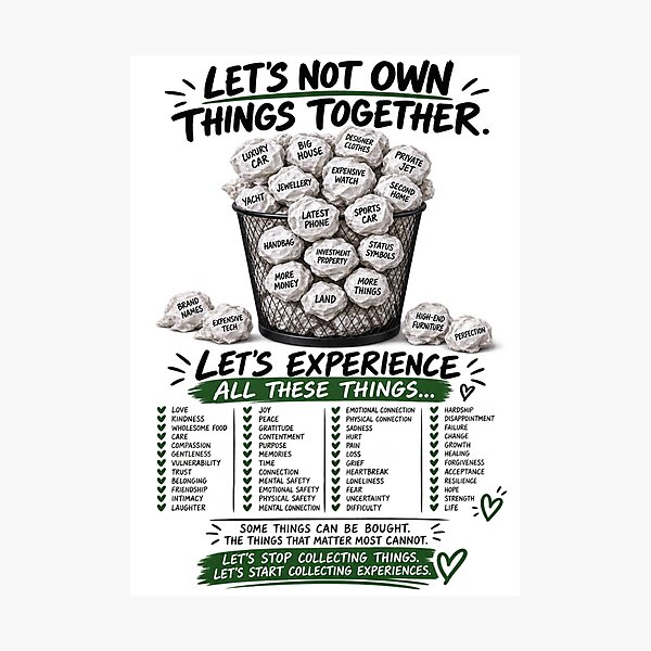 Item preview, Lets Not Own Things Together designed and sold by HarTee.