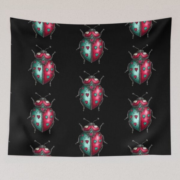 Item preview, Heart Motif Ladybug Design designed and sold by hrendika.