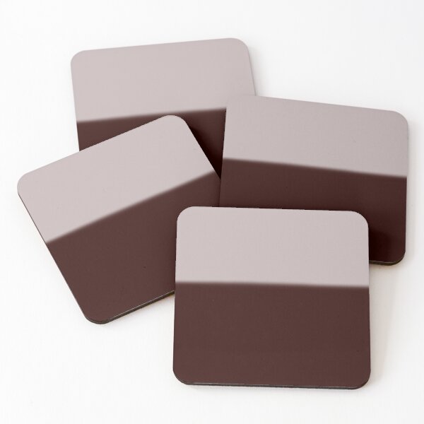 Item preview, Minimalist Soft Taupe and Warm Maroon Color Block designed and sold by pluielegere.