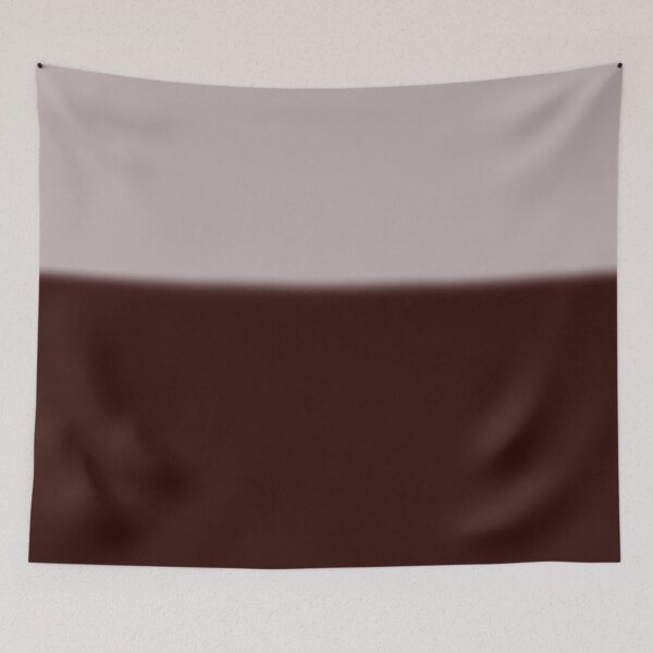 Item preview, Minimalist Soft Taupe and Warm Maroon Color Block designed and sold by pluielegere.