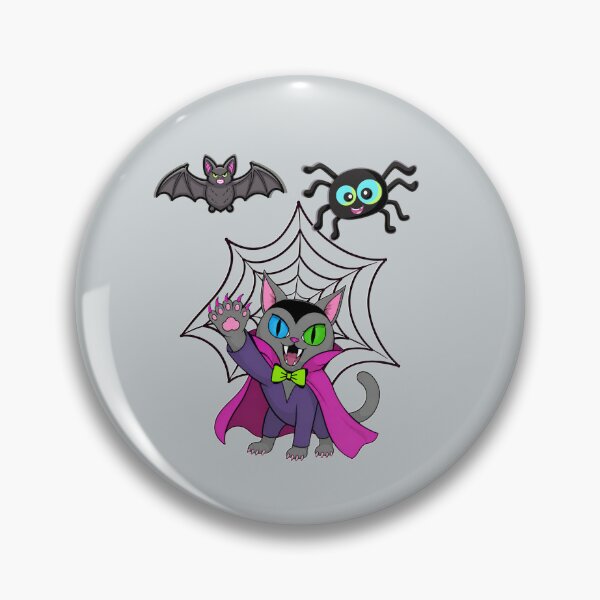 Item preview, Vampire Cat and Spooky Friends Halloween designed and sold by Aimetoi.