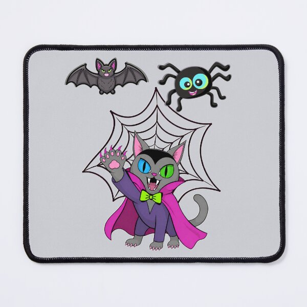 Item preview, Vampire Cat and Spooky Friends Halloween designed and sold by Aimetoi.