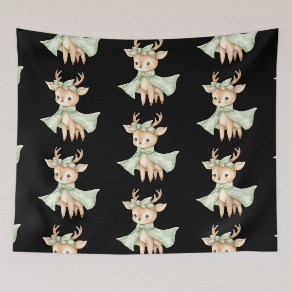 Item preview, Cute Deer in Starry Cape designed and sold by hrendika.