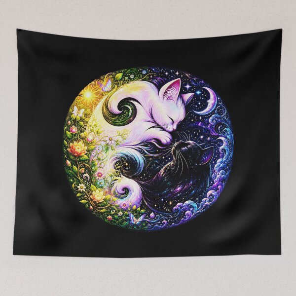 Item preview, ⚖️ PURRFECTLY BALANCED COLLECTION ⚖️ - Life & Night designed and sold by WheelieGdArt.