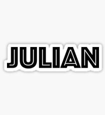 Font Name Julian Sticker