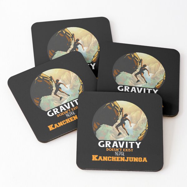 Item preview, Gravity Doesn't Exist Nepal K2 Climber Graphic designed and sold by nuarjcinw.