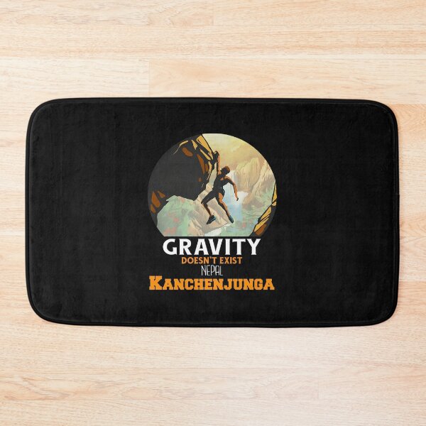 Item preview, Gravity Doesn't Exist Nepal K2 Climber Graphic designed and sold by nuarjcinw.
