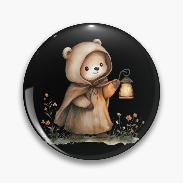 Item preview, Cute Bear with Lantern designed and sold by hrendika.