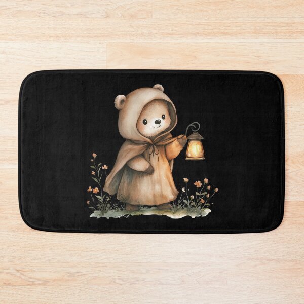 Item preview, Cute Bear with Lantern designed and sold by hrendika.