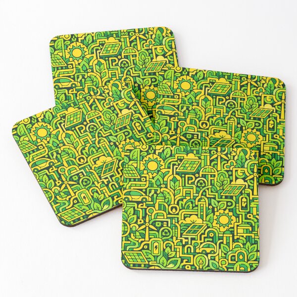 Item preview, Solarpunk Eco-Maze (Ecology x Future) designed and sold by Thai Vibe Studio.
