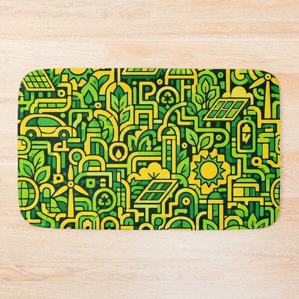 Item preview, Solarpunk Eco-Maze (Ecology x Future) designed and sold by Thai Vibe Studio.