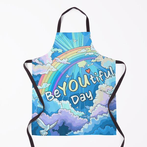 Item preview, BeYOUtiful Day Rainbow Art | Inspirational Positive Quote | Cute Pastel Sky Illustration designed and sold by GarnerSupplyCo.