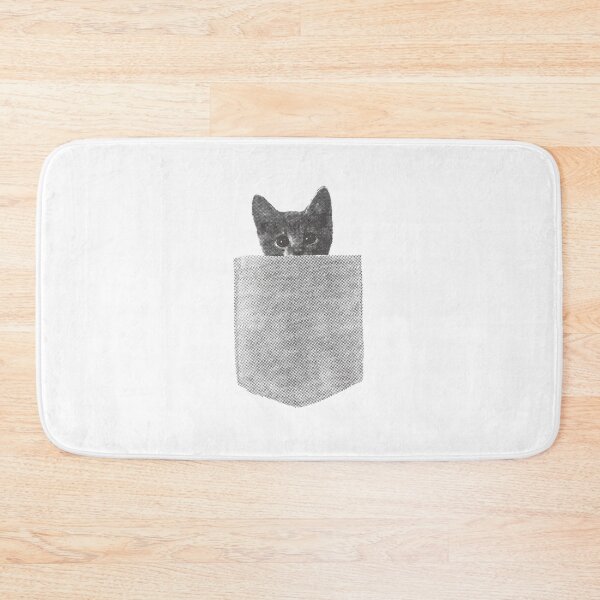Item preview, Vintage Halftone Peeking Pocket Cat - Dark Grunge Aesthetic designed and sold by Shopeon Designs.
