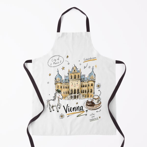 Item preview, Cute Schonbrunn Palace Vienna Doodle Art v2 designed and sold by RamyGallery.