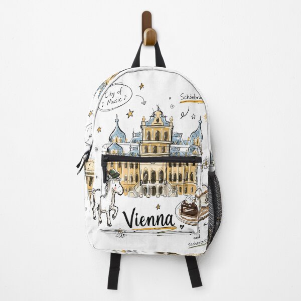Item preview, Cute Schonbrunn Palace Vienna Doodle Art v2 designed and sold by RamyGallery.