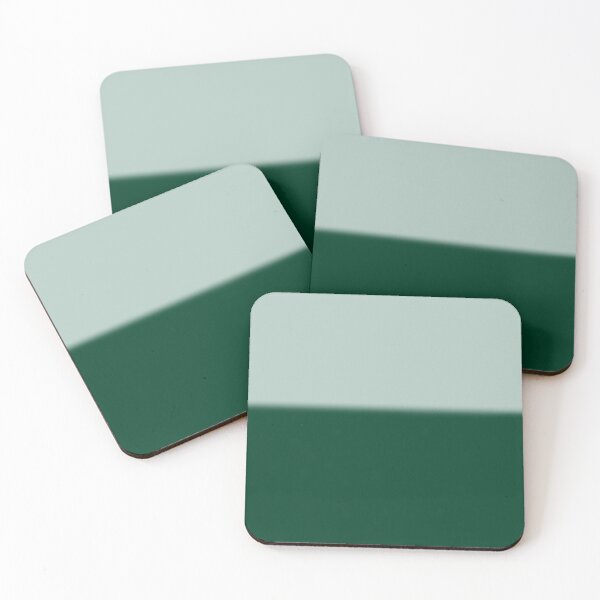 Item preview, Minimalist Sage Green and Deep Forest Green Color Block designed and sold by pluielegere.