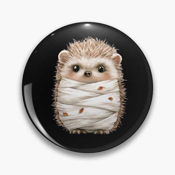Item preview, Adorable Hedgehog Wrapped in Leaves designed and sold by hrendika.